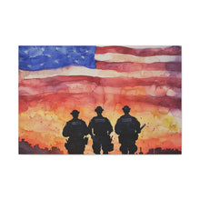 Load image into Gallery viewer, Inspirational Police Wall Art Canvas - Support Our Heroes