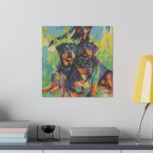 Load image into Gallery viewer, Rottweilers Canvas Art