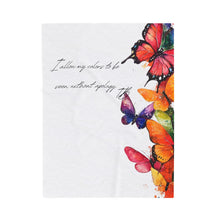 Load image into Gallery viewer, Butterfly Plush Blanket