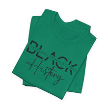 Load image into Gallery viewer, Empowering Black History Unisex Tee - Love, Pride, Joy, Excellence