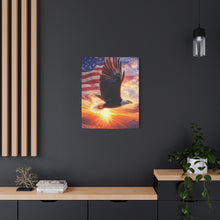 Load image into Gallery viewer, Patriotic Eagle Canvas Wall Art