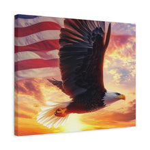 Load image into Gallery viewer, Patriotic Eagle Canvas Wall Art