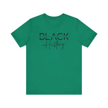 Load image into Gallery viewer, Empowering Black History Unisex Tee - Love, Pride, Joy, Excellence
