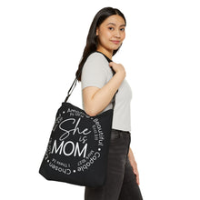 Load image into Gallery viewer, Adjustable Tote Bag (AOP) - She is