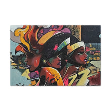Load image into Gallery viewer, Vibrant Afrocentric Matte Canvas Art - Inspirational Wall Decor
