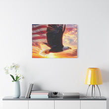 Load image into Gallery viewer, Patriotic Eagle Canvas Wall Art