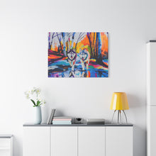 Load image into Gallery viewer, Husky Canvas Art