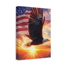 Load image into Gallery viewer, Patriotic Eagle Canvas Wall Art