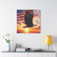 Load image into Gallery viewer, Patriotic Eagle Canvas Wall Art