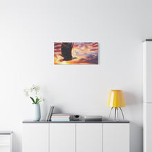 Load image into Gallery viewer, Eagle Sunset Canvas Wall Art - Patriotic Home Decor