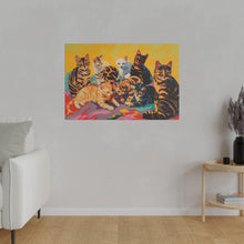 Load image into Gallery viewer, Colorful Cat Canvas Art - Vibrant Cat Portraits for Cat Lovers