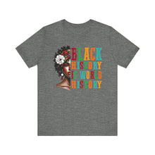 Load image into Gallery viewer, Empowering Black History Tee - Unisex Jersey Short Sleeve Shirt