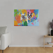 Load image into Gallery viewer, French Bulldog Canvas Art Print