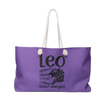 Load image into Gallery viewer, Weekender Bag - Leo