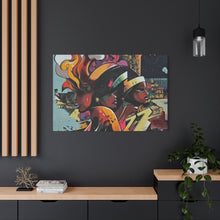 Load image into Gallery viewer, Vibrant Afrocentric Matte Canvas Art - Inspirational Wall Decor