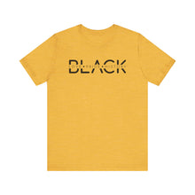 Load image into Gallery viewer, Unisex Jersey Tee - Black Love Pride History Shirt