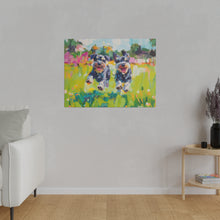 Load image into Gallery viewer, Playful Schnauzer Dogs Canvas Art