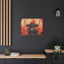 Load image into Gallery viewer, Lunar Year of the Ox - Stretched Matte Print for Home Decor
