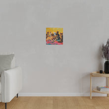 Load image into Gallery viewer, Colorful Cat Canvas Art - Vibrant Cat Portraits for Cat Lovers