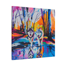 Load image into Gallery viewer, Husky Canvas Art