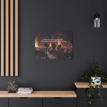 Load image into Gallery viewer, Inspirational Wall Art Canvas - "Sometimes You Can Only Watch" - Empowering Home Decor