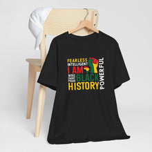 Load image into Gallery viewer, Empowerment Black History Tee - Unisex Jersey Short Sleeve Shirt