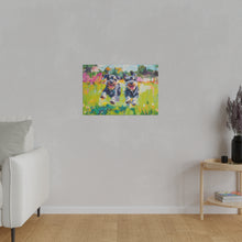 Load image into Gallery viewer, Playful Schnauzer Dogs Canvas Art