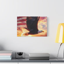 Load image into Gallery viewer, Patriotic Eagle Canvas Wall Art