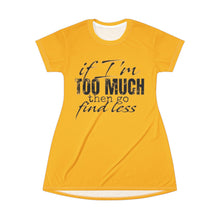 Load image into Gallery viewer, T-Shirt Dress (AOP) - Find Less