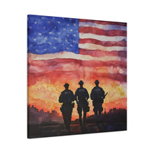 Load image into Gallery viewer, Inspirational Police Wall Art Canvas - Support Our Heroes