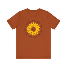 Load image into Gallery viewer, You Are Loved Sunflower Graphic Unisex Tee