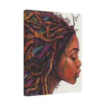 Load image into Gallery viewer, Grounded Woman of Color Matte Canvas, Stretched, 0.75"