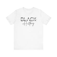 Load image into Gallery viewer, Empowering Black History Unisex Tee - Love, Pride, Joy, Excellence