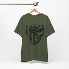 Load image into Gallery viewer, Rebellion Skull USA Graphic Tee - Unisex Short Sleeve