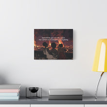 Load image into Gallery viewer, Inspirational Wall Art Canvas - "Sometimes You Can Only Watch" - Empowering Home Decor