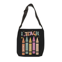 Load image into Gallery viewer, Adjustable Tote Bag (AOP) - I Teach