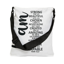 Load image into Gallery viewer, Adjustable Tote Bag (AOP) - I am