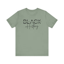 Load image into Gallery viewer, Empowering Black History Unisex Tee - Love, Pride, Joy, Excellence