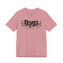 Load image into Gallery viewer, Dogs Are My Favorite People Unisex Tee - Perfect Gift for Dog Lovers