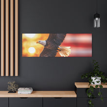 Load image into Gallery viewer, Eagle in Flight Canvas Art - 12x12 Stretched Wall Decor