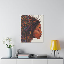 Load image into Gallery viewer, Grounded Woman of Color Matte Canvas, Stretched, 0.75"