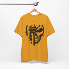 Load image into Gallery viewer, Rebellion Skull USA Graphic Tee - Unisex Short Sleeve