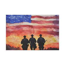 Load image into Gallery viewer, Inspirational Police Wall Art Canvas - Support Our Heroes