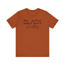 Load image into Gallery viewer, Empowering Black History Unisex Tee - Love, Pride, Joy, Excellence