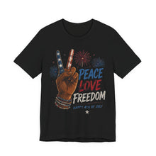 Load image into Gallery viewer, Peace Love Freedom Tee