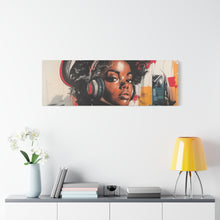 Load image into Gallery viewer, Urban Vibe Matte Canvas Print - Stylish Artwork for Music Lovers