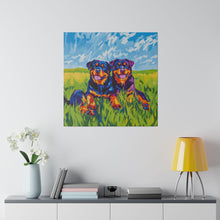Load image into Gallery viewer, Rottweiler Canvas Art