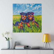 Load image into Gallery viewer, Rottweiler Canvas Art