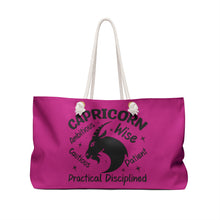 Load image into Gallery viewer, Weekender Bag - Capricorn