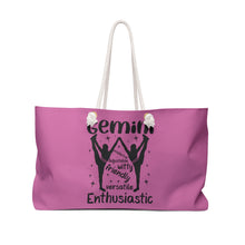 Load image into Gallery viewer, Weekender Bag - Gemini